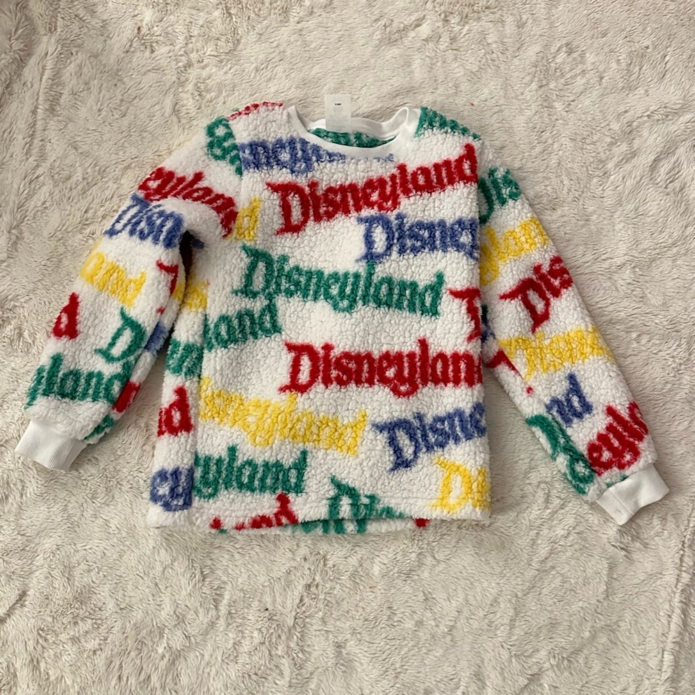 Disney Disneyland oversized sherpa pullover sweatshirt